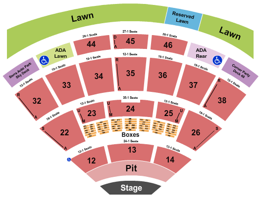 Blossom Music Center Jack Johnson Seating Chart